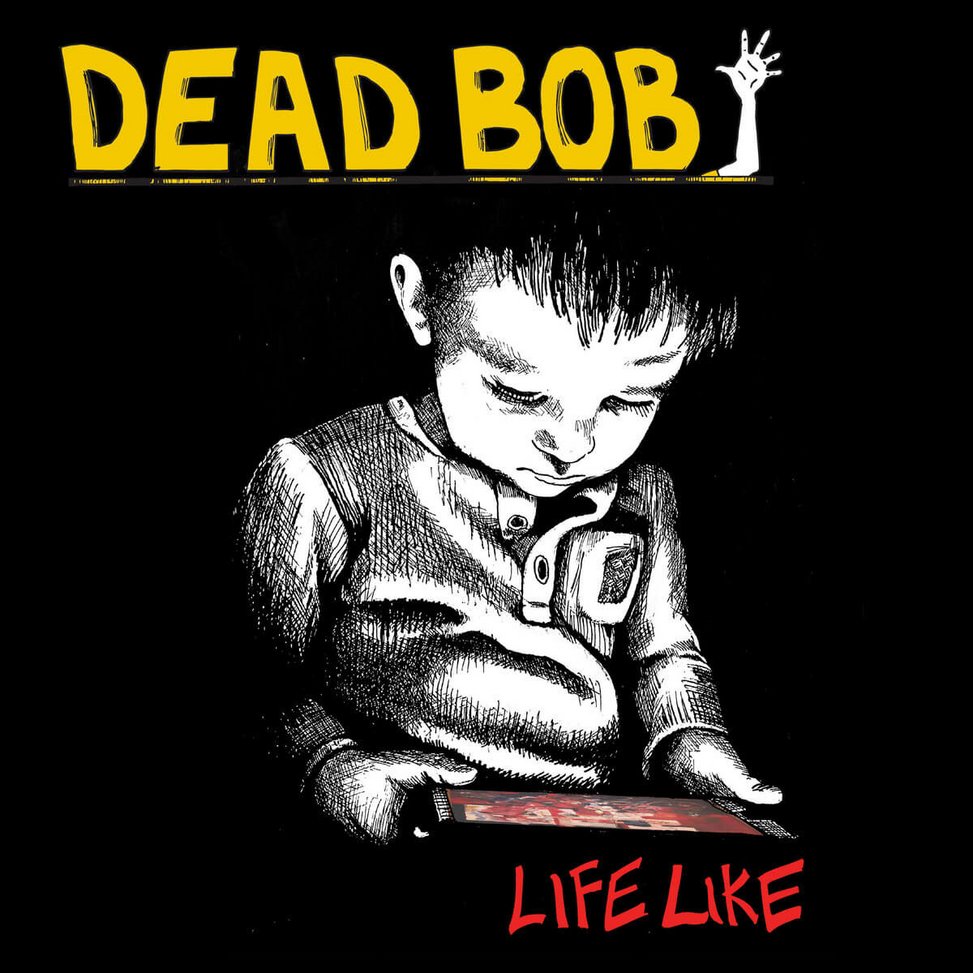 Dead Bob - Life Like | Kleiner gezeichneter Junge schaut nachts auf ein Tablet